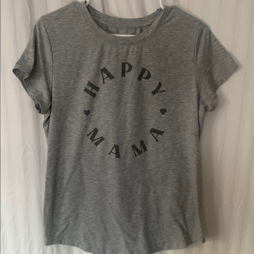 Ingrid & Isabel Gray 'Happy Mama' Tee